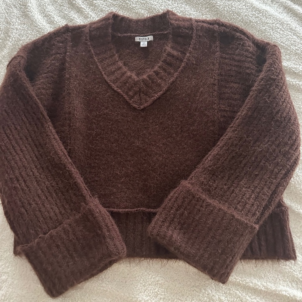 Chocolate brown sweater